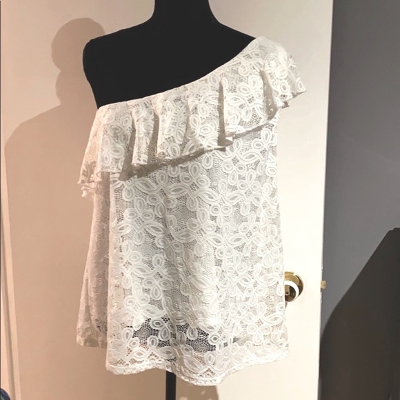 White Lace Top!!! ...like NEW!!! - Picture 6 of 8
